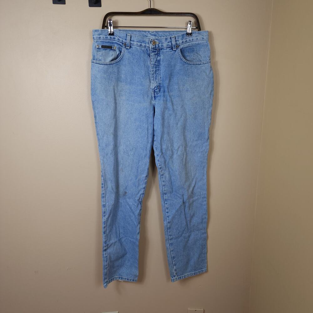 Vintage New York Light Wash High Rise Mom Jean Size 14